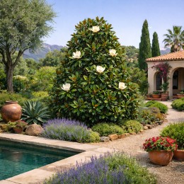 Magnolia grandiflora Gallissoniensis C10 - Arbori ornamentali - AgroDenmar.ro