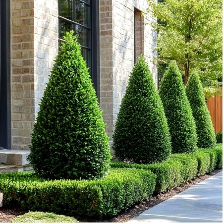 Buxus microphylla Faulkner piramidal - Arbusti ornamentali - AgroDenmar.ro