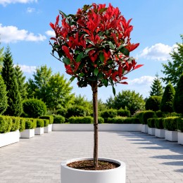 Photinia fraserii Robusta Compacta tip copac Photinia fraserii Robusta Compacta tip copac
