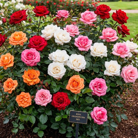 Trandafiri grandiflora Mix C5 - Trandafiri - AgroDenmar.ro